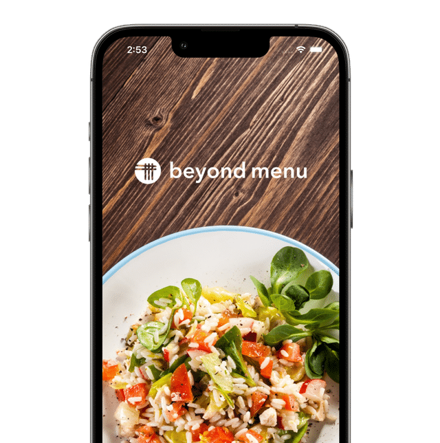 beyond menu mobile app image